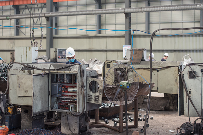 西昌网架配件-锥头加工车间